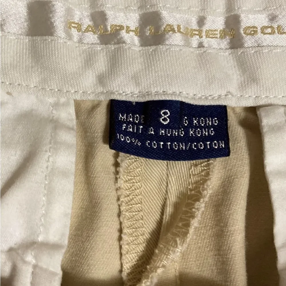 Ralph Lauren Tan Shorts Size 8 - Picture 4 of 6